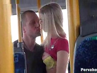 Cell web camera catches bj in public bus