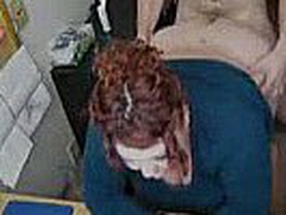 Fat redhead slut acquires slammed on a chair in the office. She doesn't suspects that she is being filmed and that thought doesn't even cross her mind while he is fucking her.
